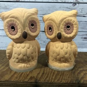 Vintage Owl Potpourri Holder Figurine COTY